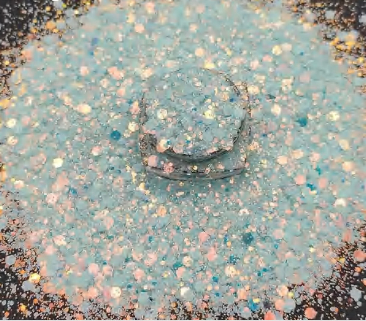 Chunky Mix Glitter, Sea Mist