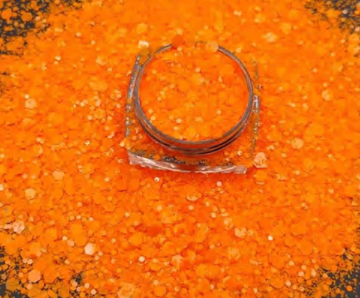 Chunky Mix Glitter, Clementine