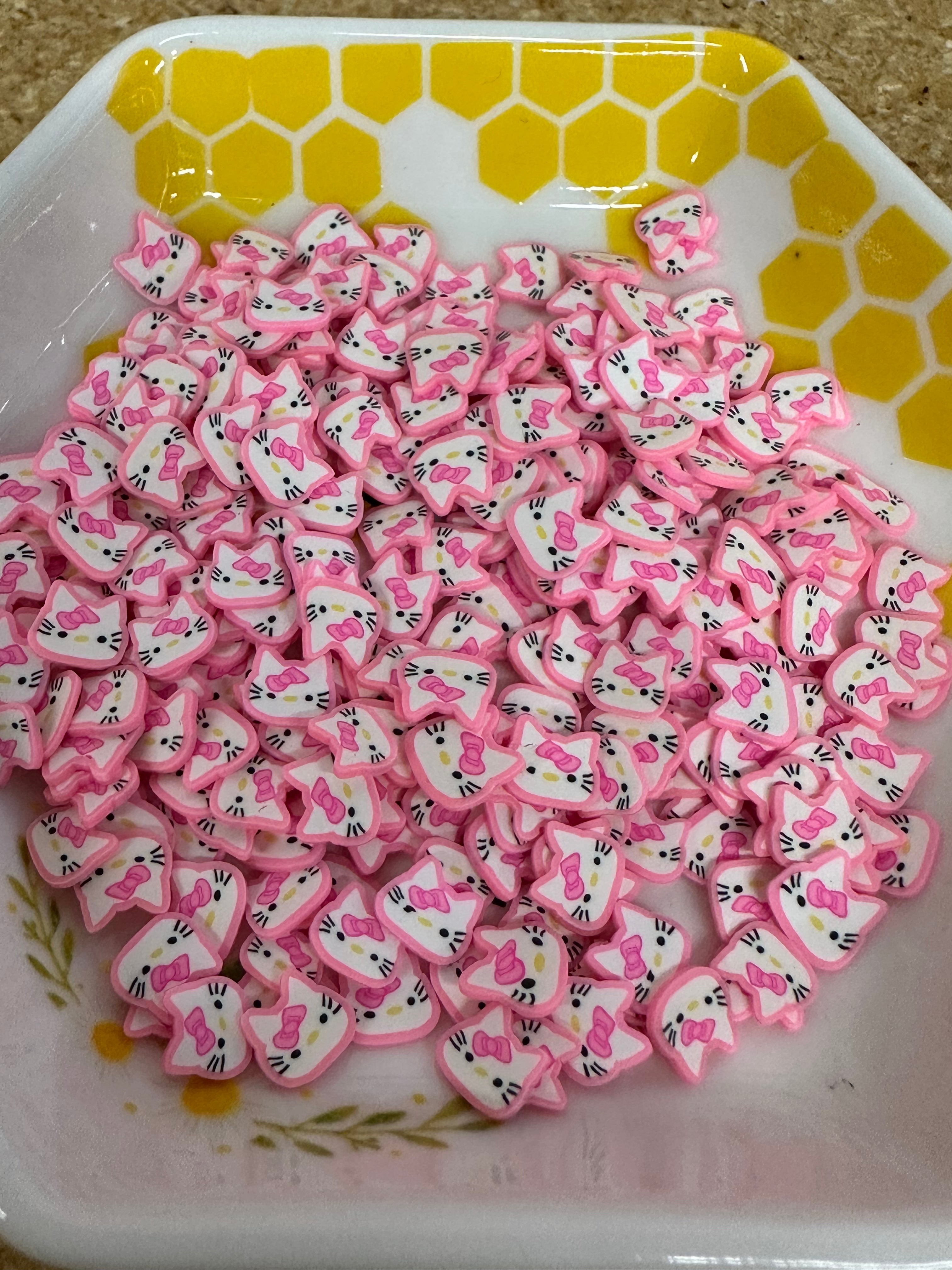 Polymer Clay, Pink Kitten