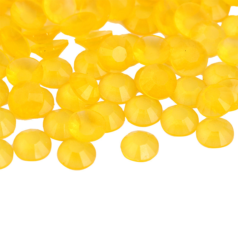 Resin Rhinestones, Citrine Glow