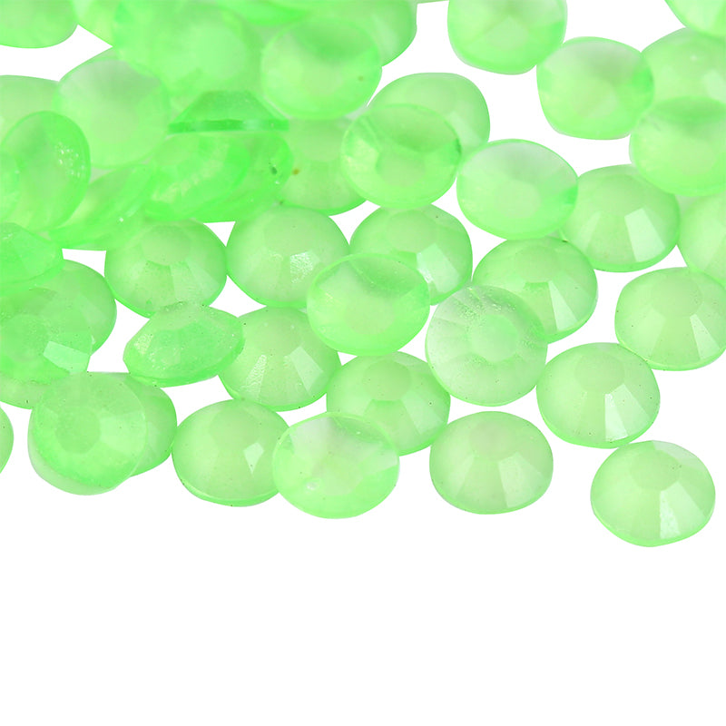 Resin Rhinestones, Peridot Glow