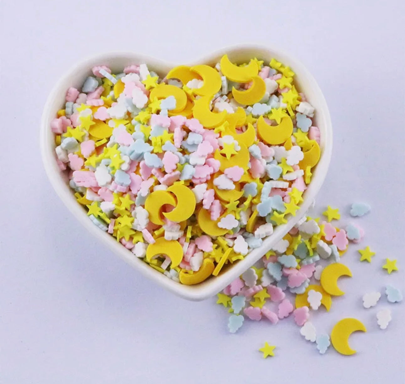 Polymer Clay, Clouds, Stars, & Moons