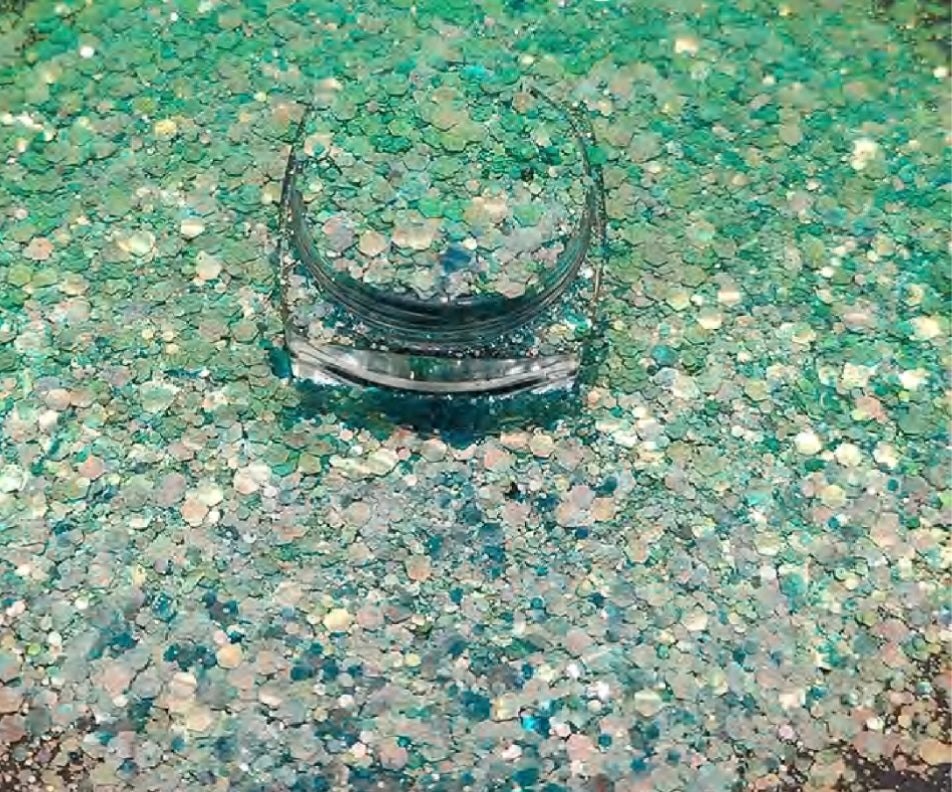 Chunky Mix Glitter, Evergreen