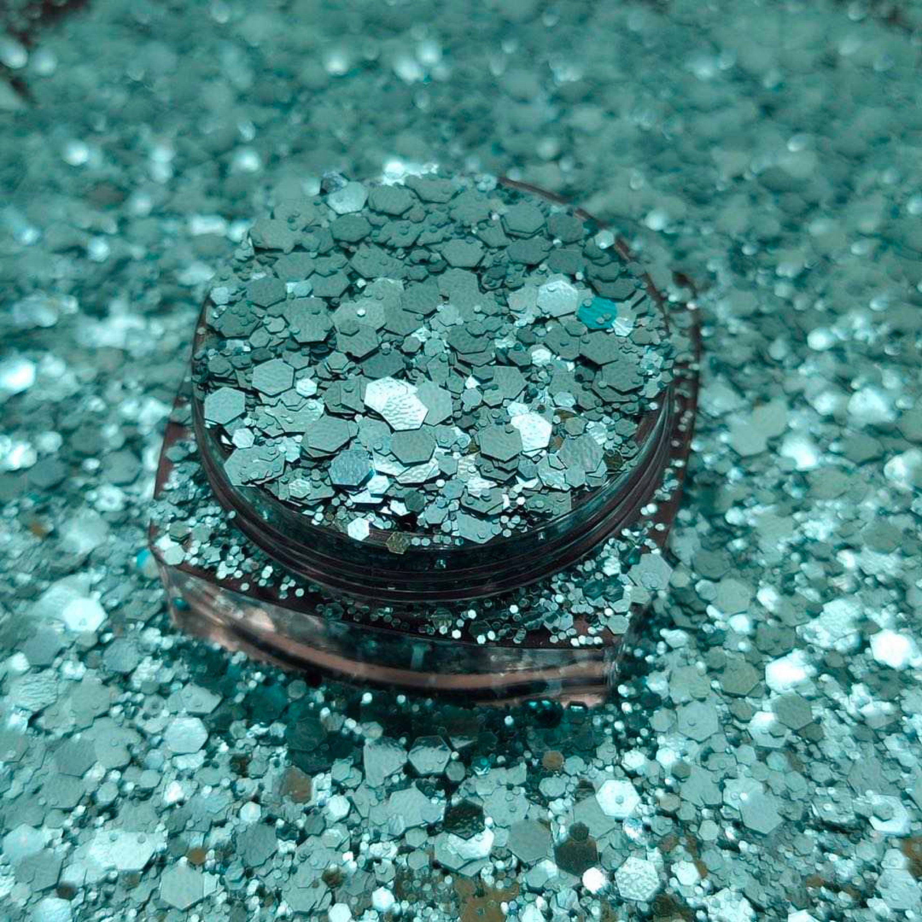 Chunky Mix Glitter, Lagoon Breeze