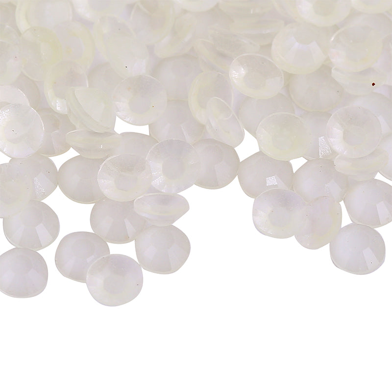 Resin Rhinestones, White Glow
