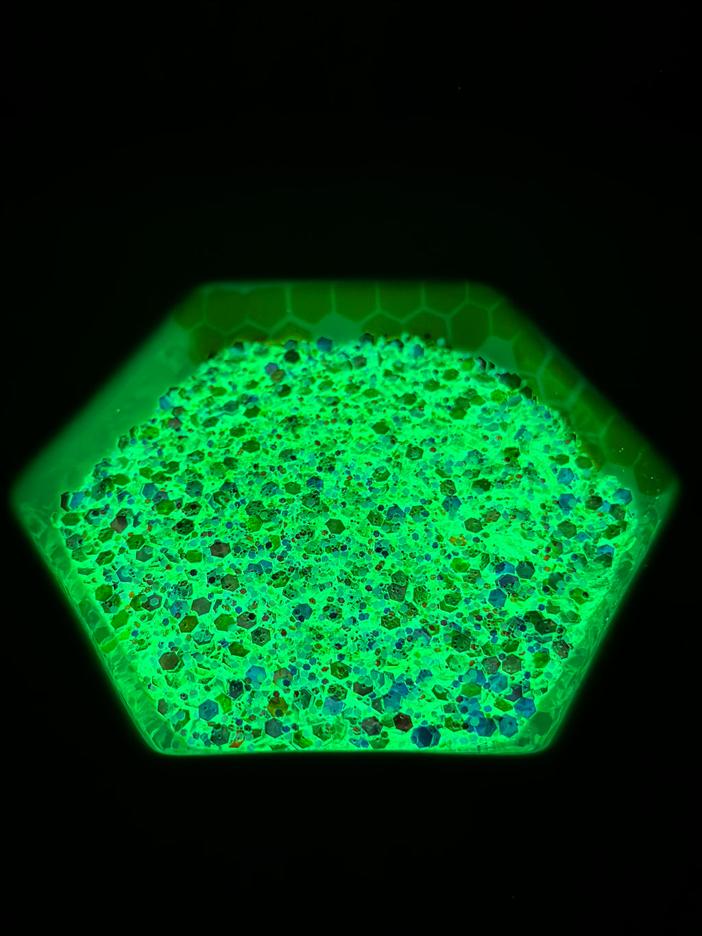 Chunky Mix Glitter, Glowrious, (Glow In The Dark)