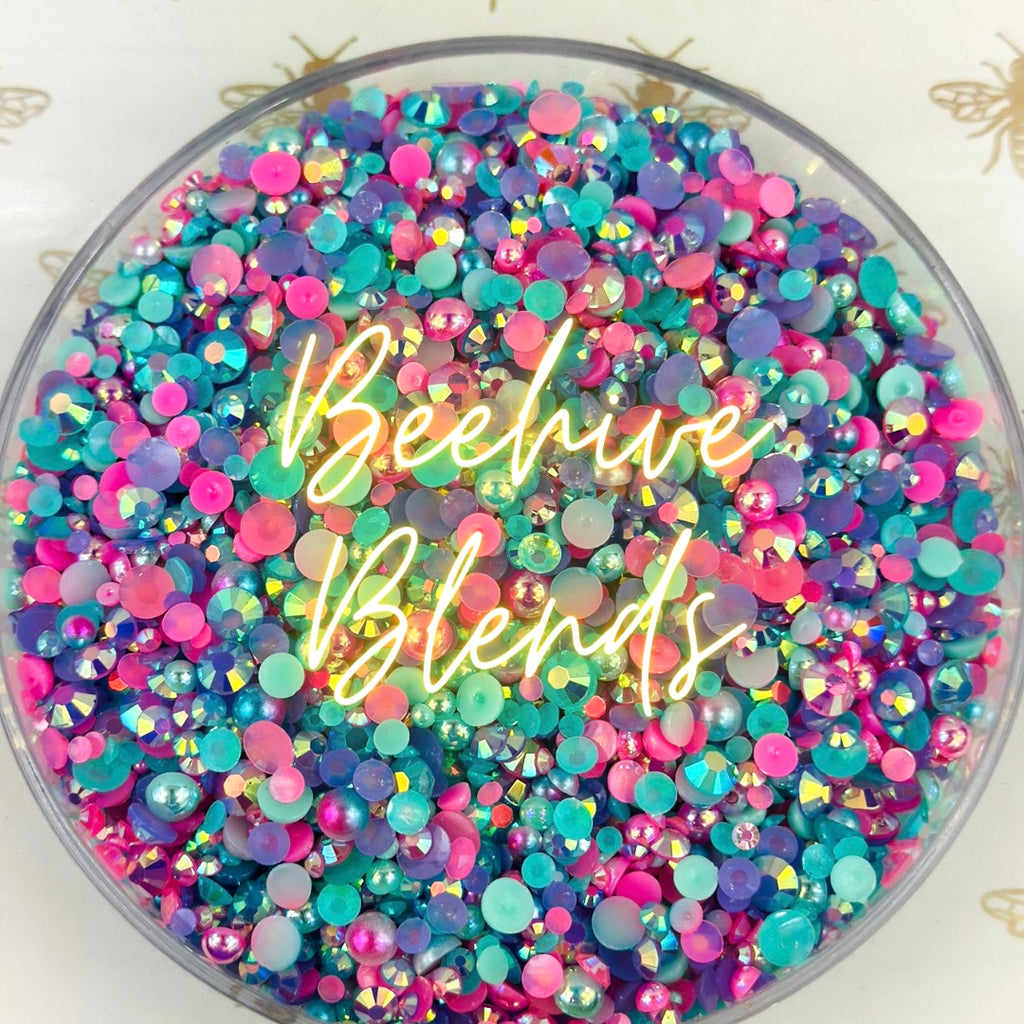 Beehive Blends, Customize Your Rhinestones/Flat Back Pearls Blends, TikTok Live 8/30 at 4PM PST.