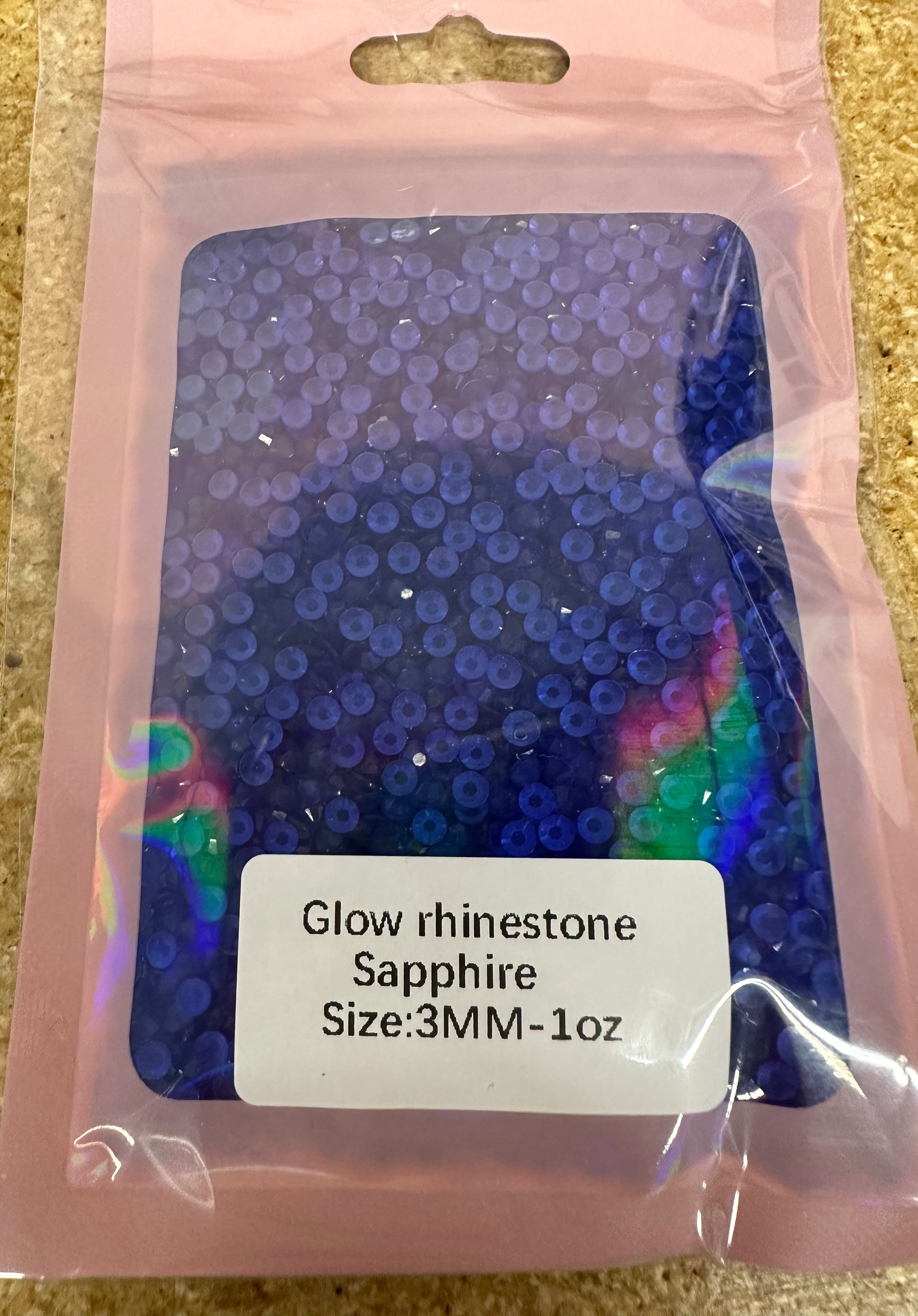 Resin Rhinestones, Sapphire Glow