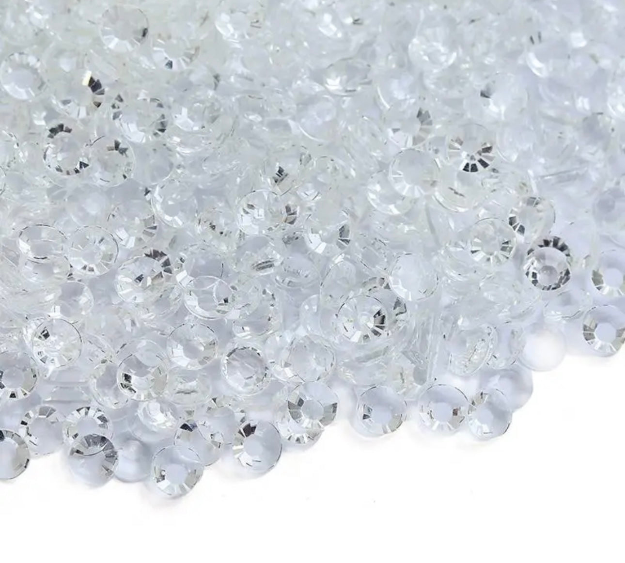 Resin Rhinestones, Clear Crystal Transparent