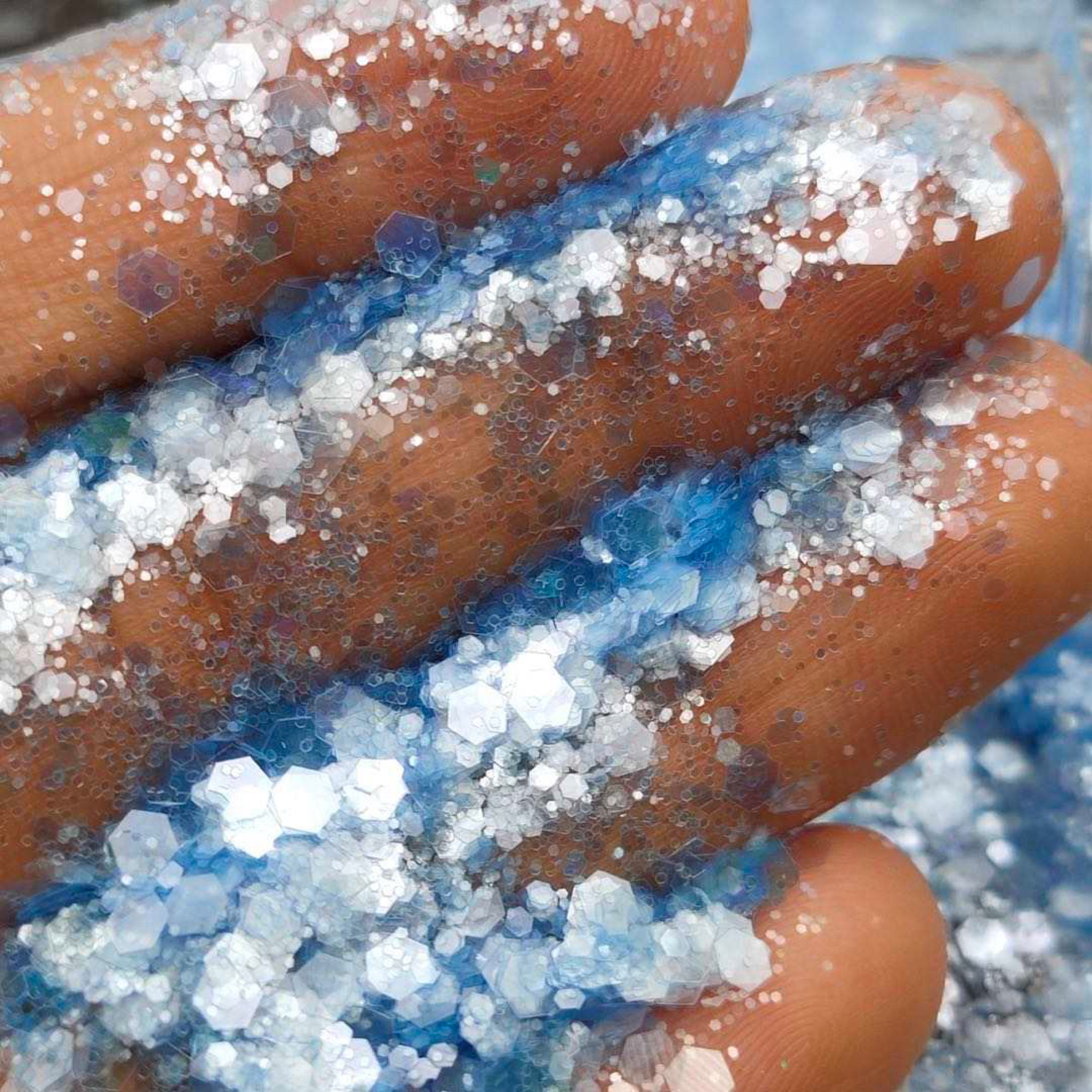 Chunky Mix Glitter, Sky