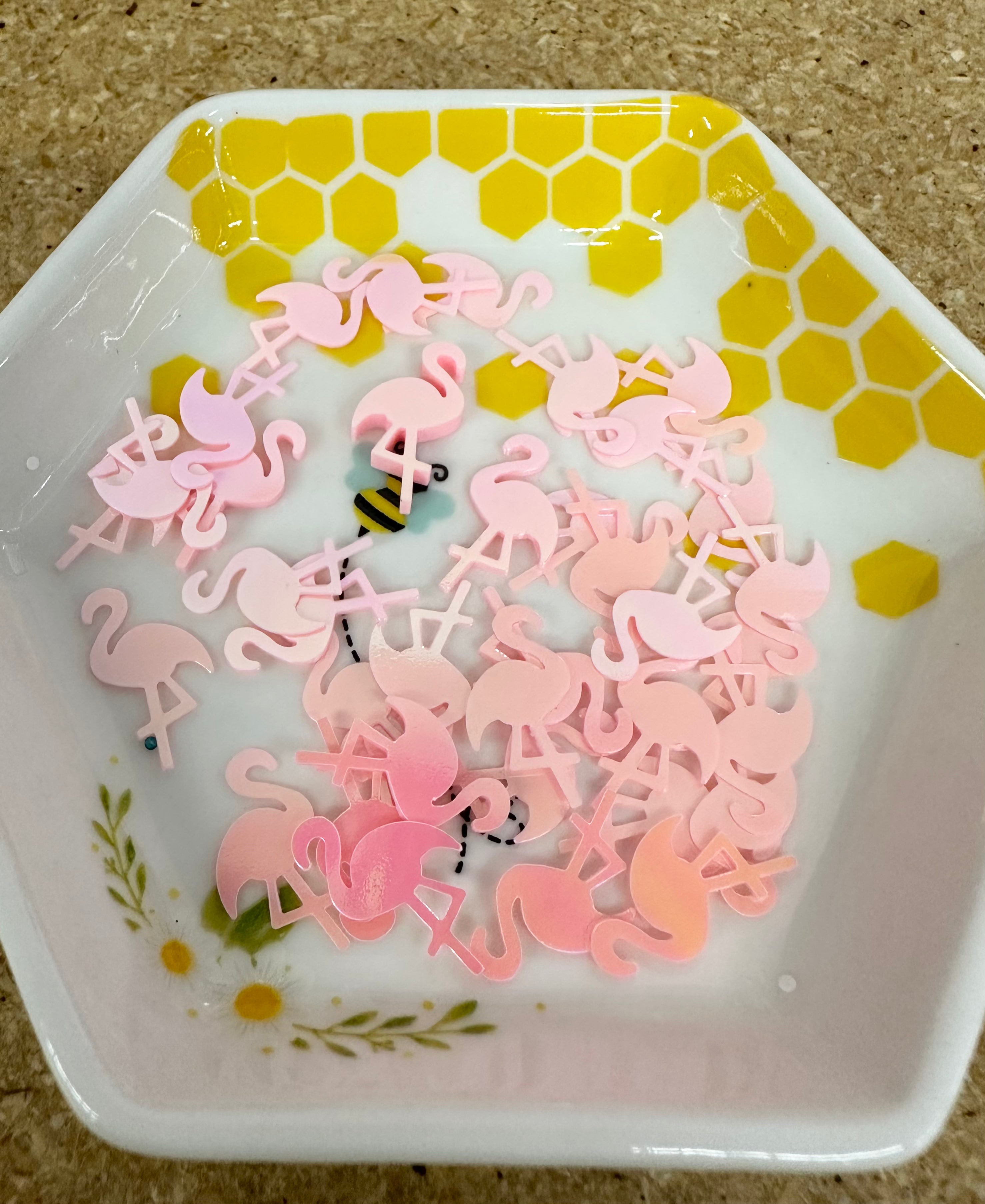 Shape Glitter, Flamingos