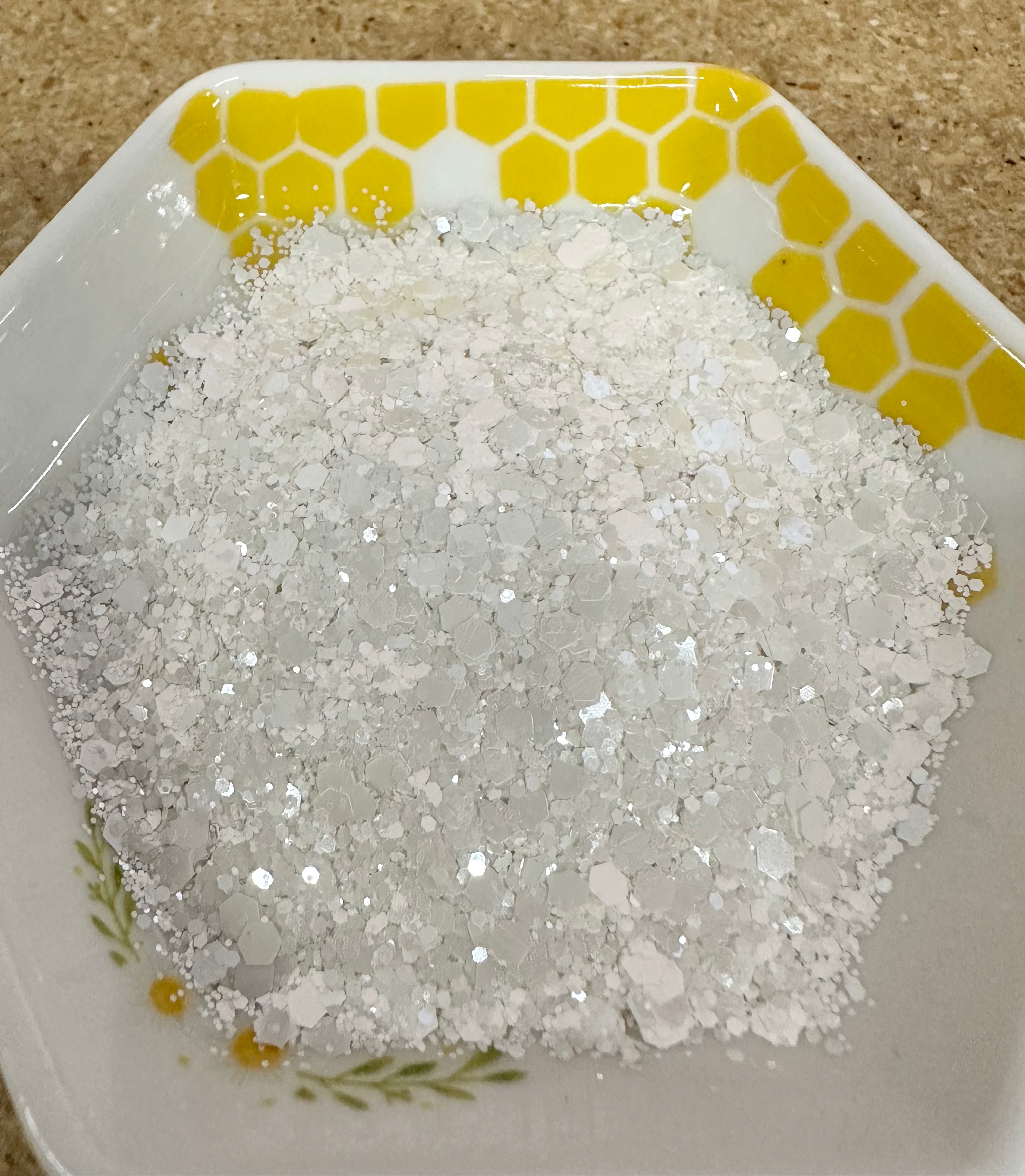 Chunky Mix Glitter, Porcelain
