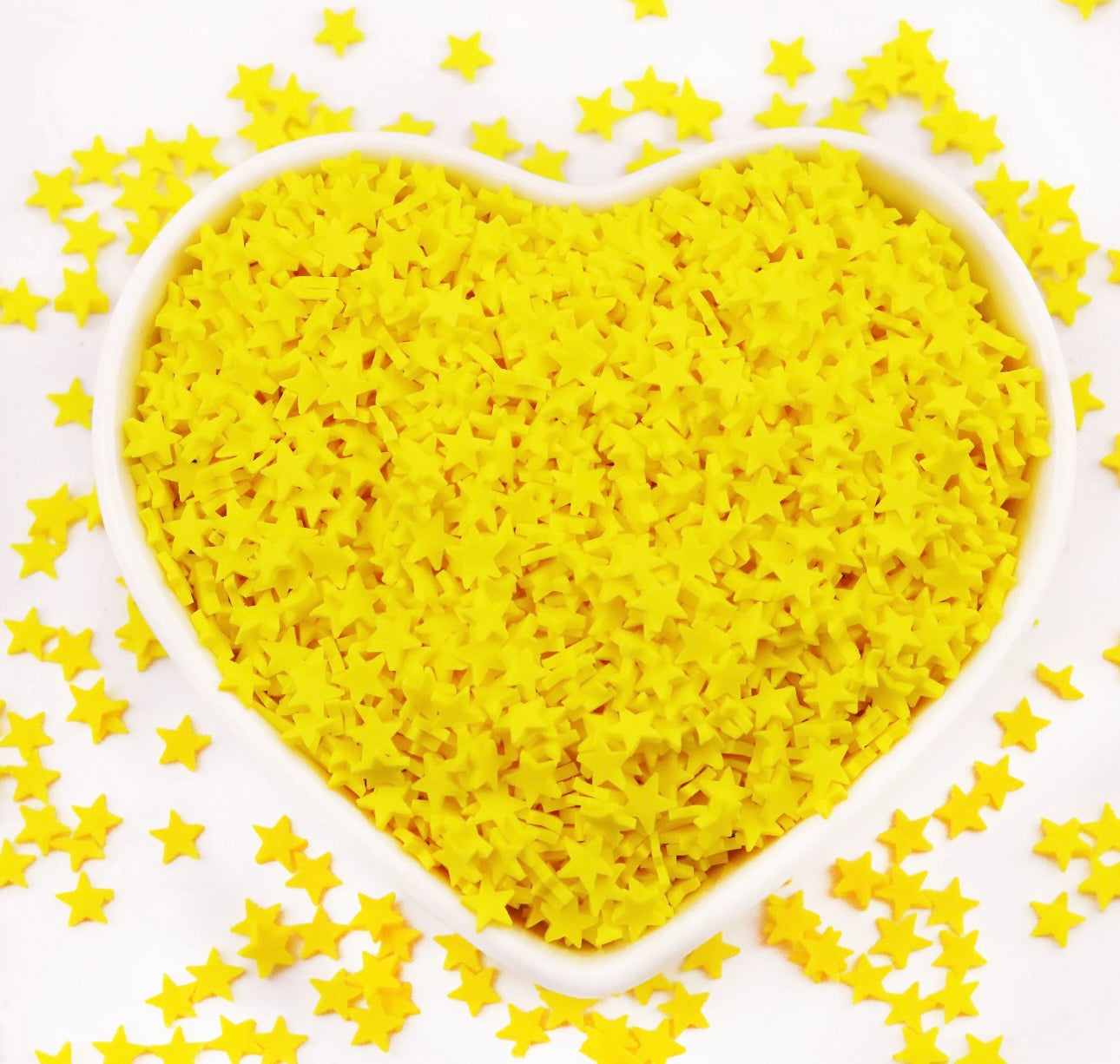 Polymer Clay, Yellow Stars