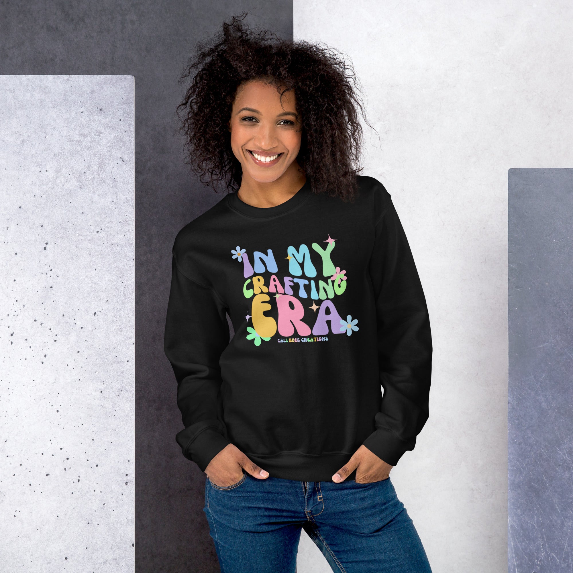 Cali Bees In My Crafting Era Unisex Sweatshirt