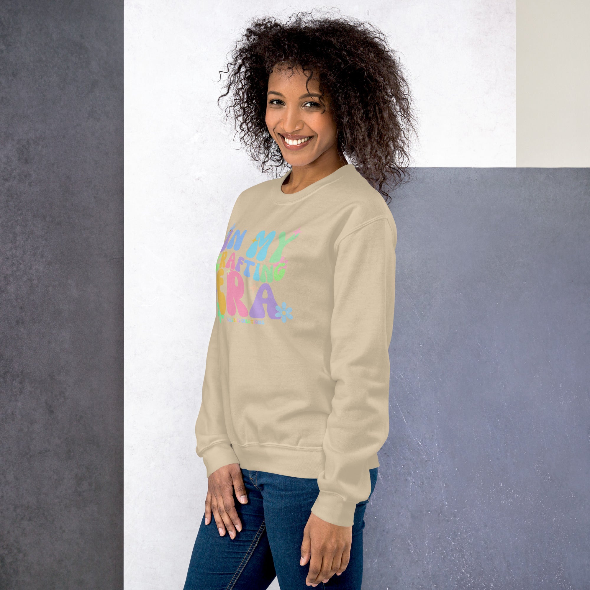 Cali Bees In My Crafting Era Unisex Sweatshirt