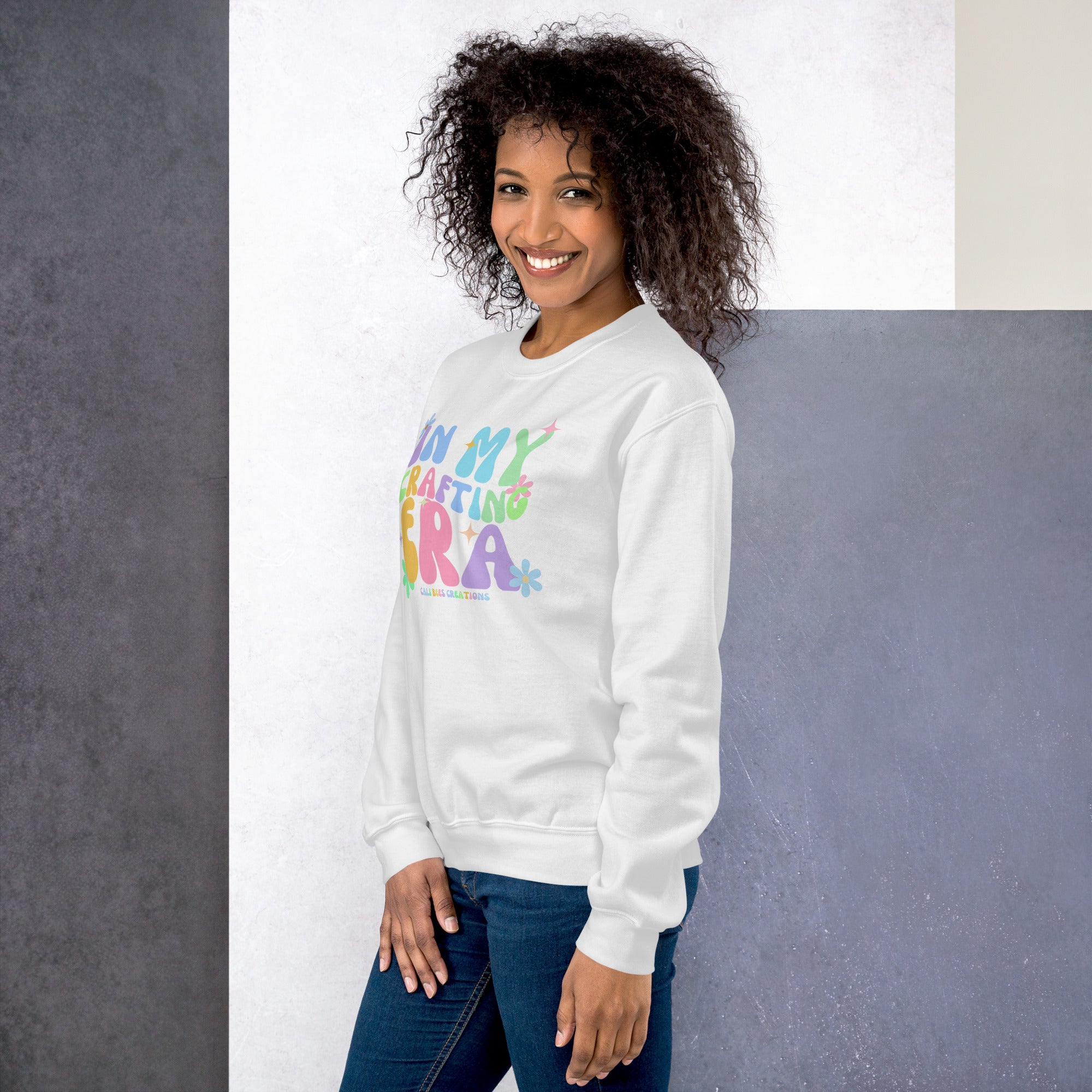 Cali Bees In My Crafting Era Unisex Sweatshirt