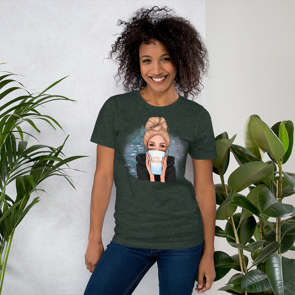 Cali Bees Messy Bun Winter 2.0 Unisex t-shirt