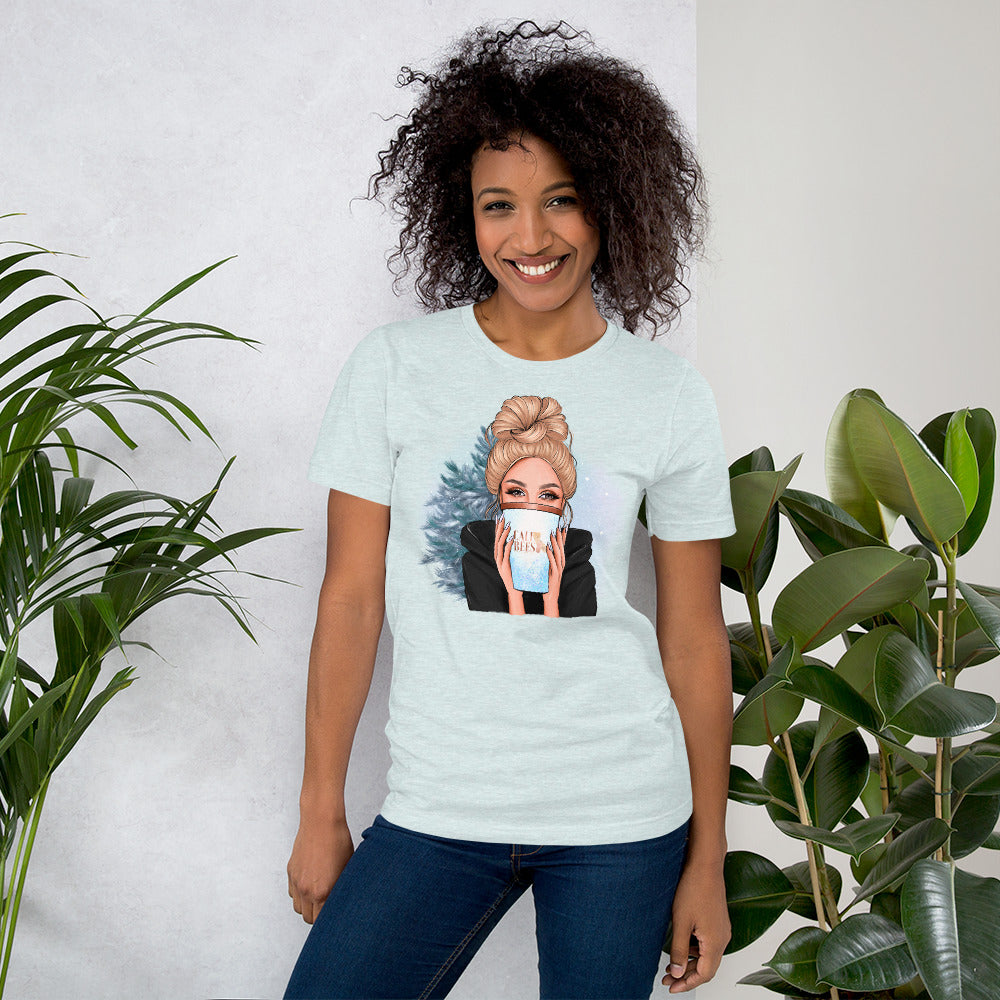 Cali Bees Messy Bun Winter 2.0 Unisex t-shirt