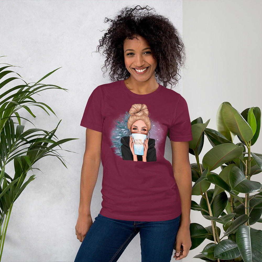 Cali Bees Messy Bun Winter 2.0 Unisex t-shirt