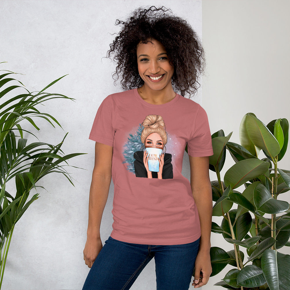 Cali Bees Messy Bun Winter 2.0 Unisex t-shirt