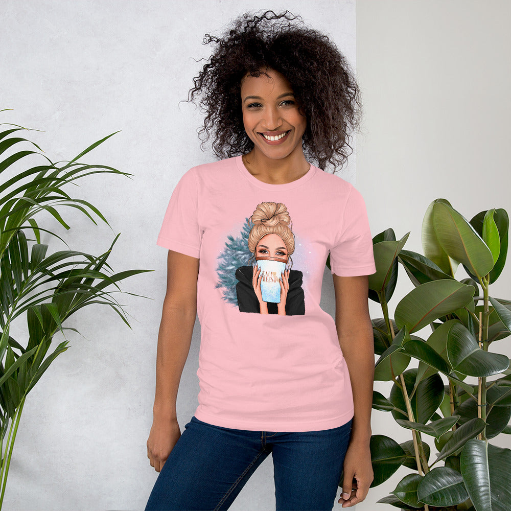 Cali Bees Messy Bun Winter 2.0 Unisex t-shirt