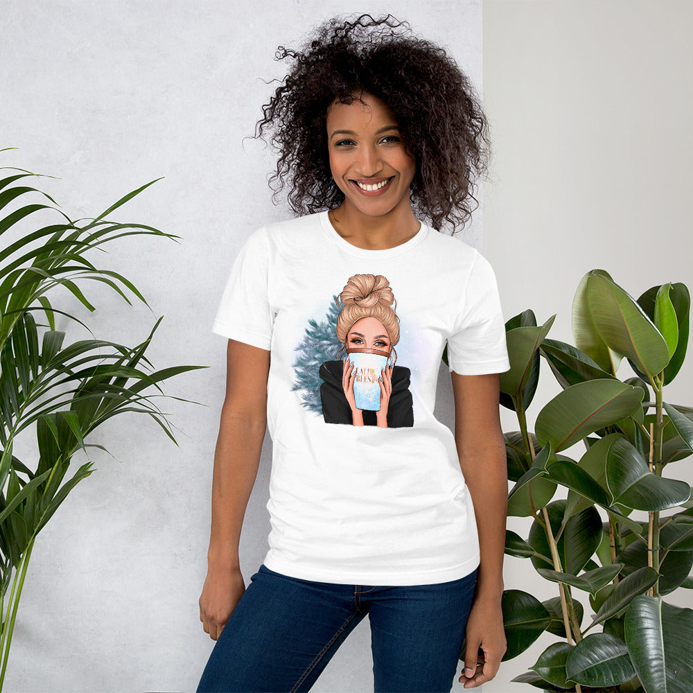 Cali Bees Messy Bun Winter 2.0 Unisex t-shirt