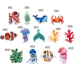 Load image into Gallery viewer, Flat Back Planar Resin Pieces, Sea Life
