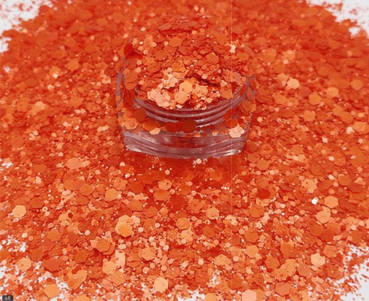 Chunky Mix Glitter, Tiger Lily