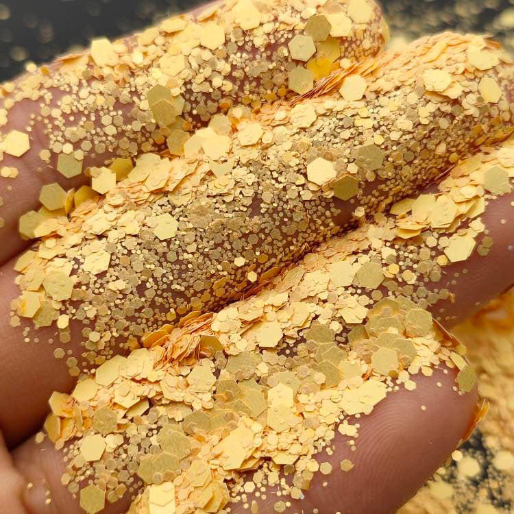 Chunky Mix Glitter, Sand Drift