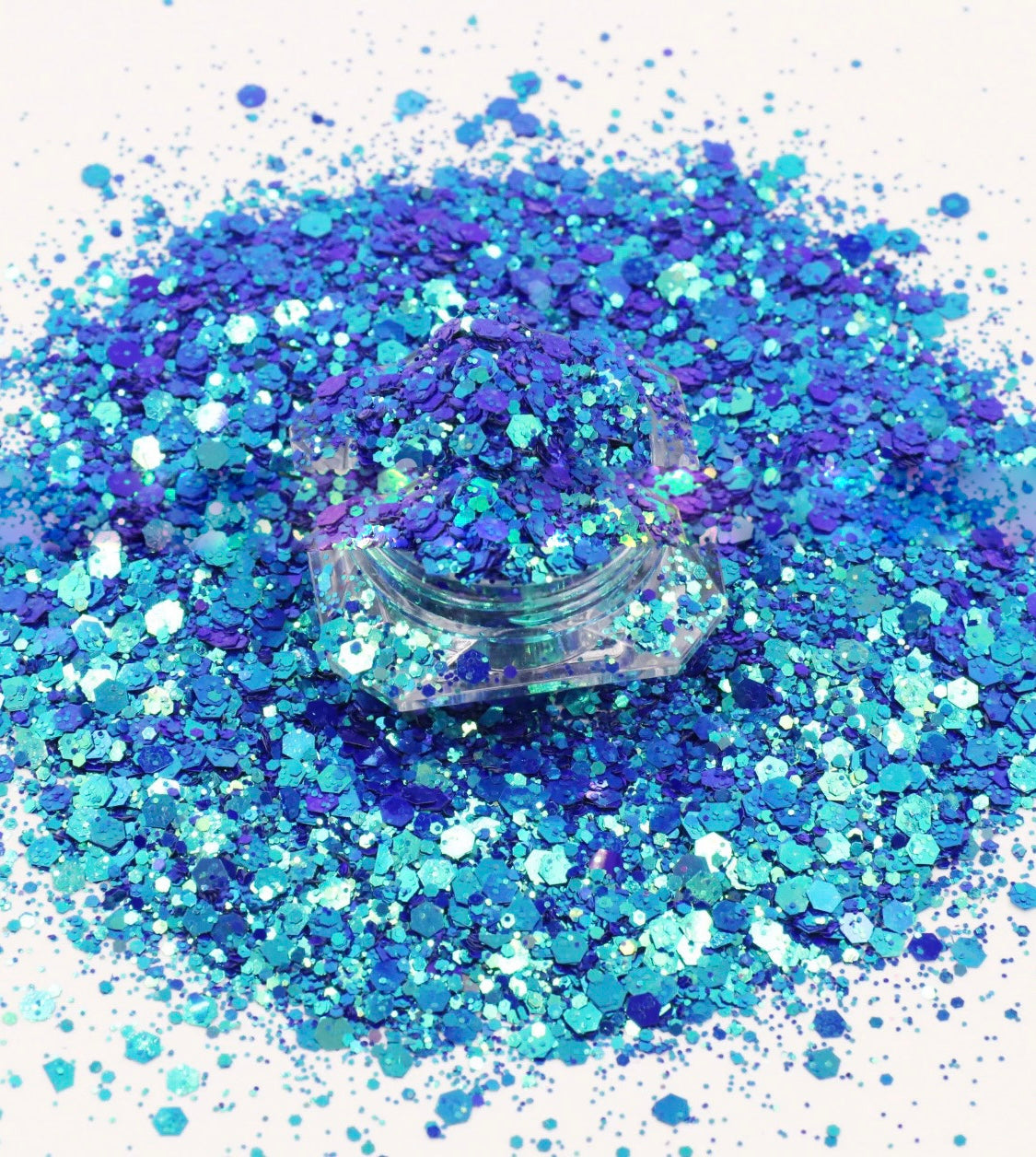 Chunky Mix Glitter, Peacock