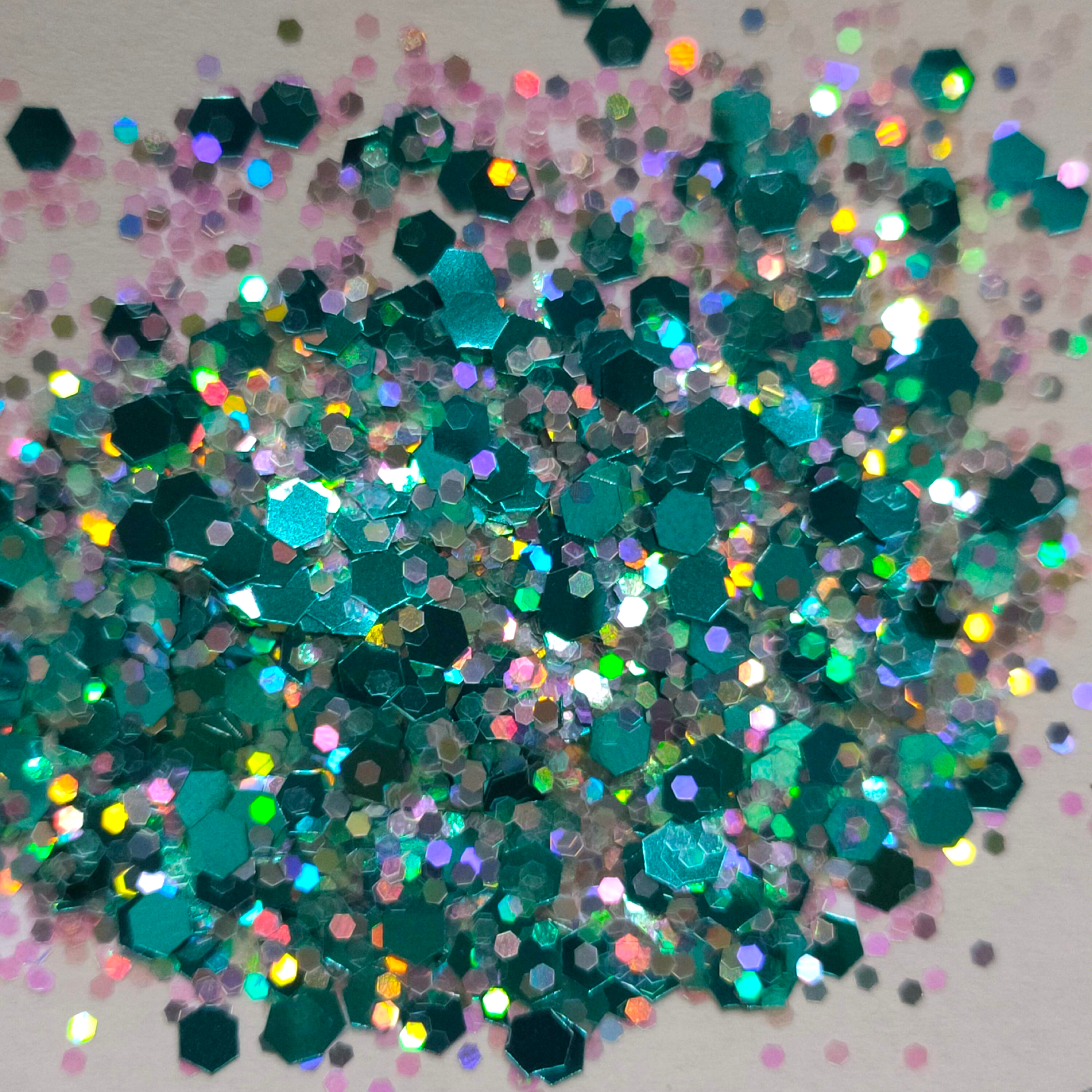 Chunky Mix Glitter, Twisted Teal