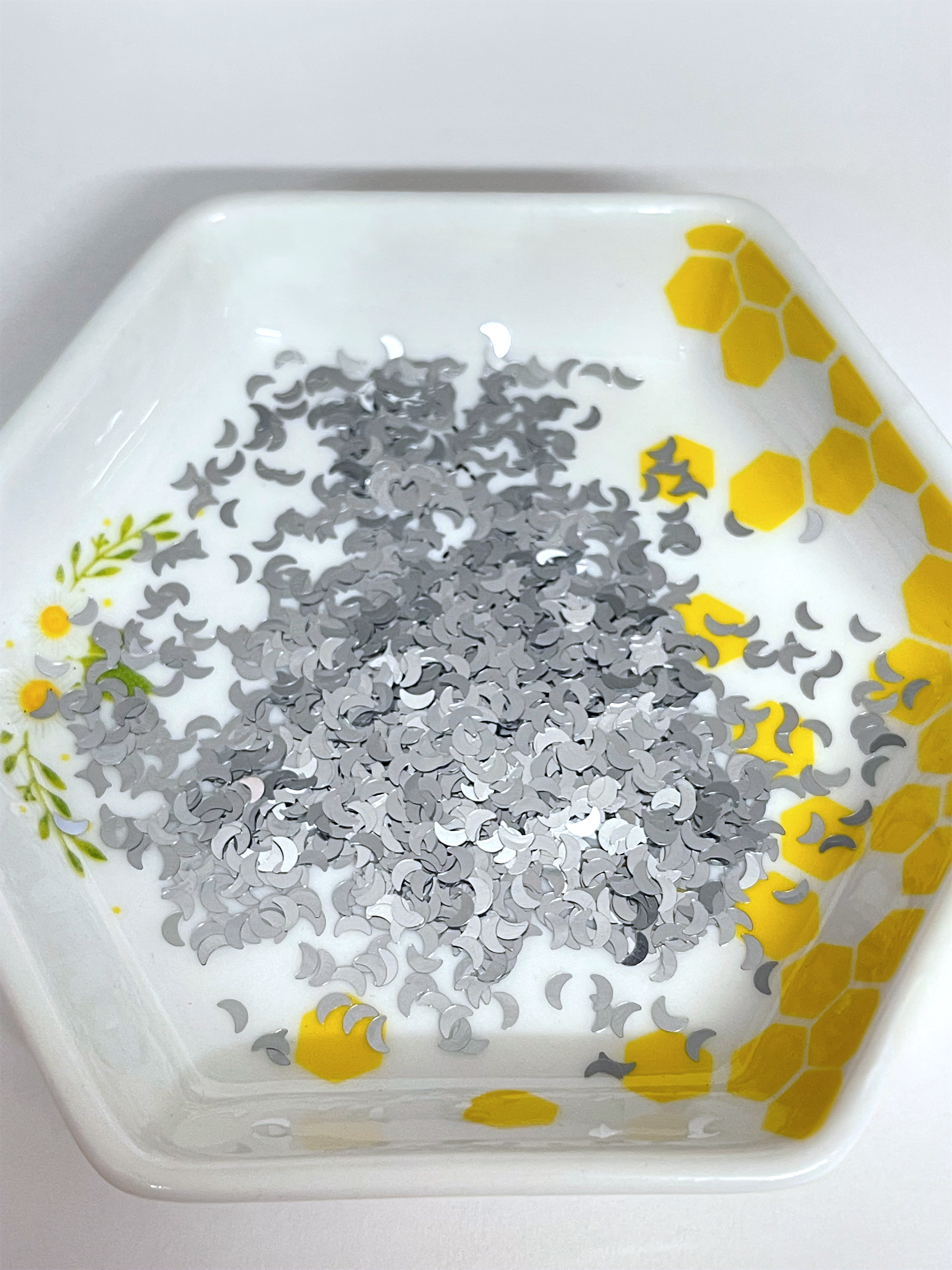 Shape Glitter, Silver Moons