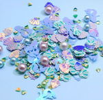 Load image into Gallery viewer, Polymer Clay with Sequins and Pearls, Under The Sea
