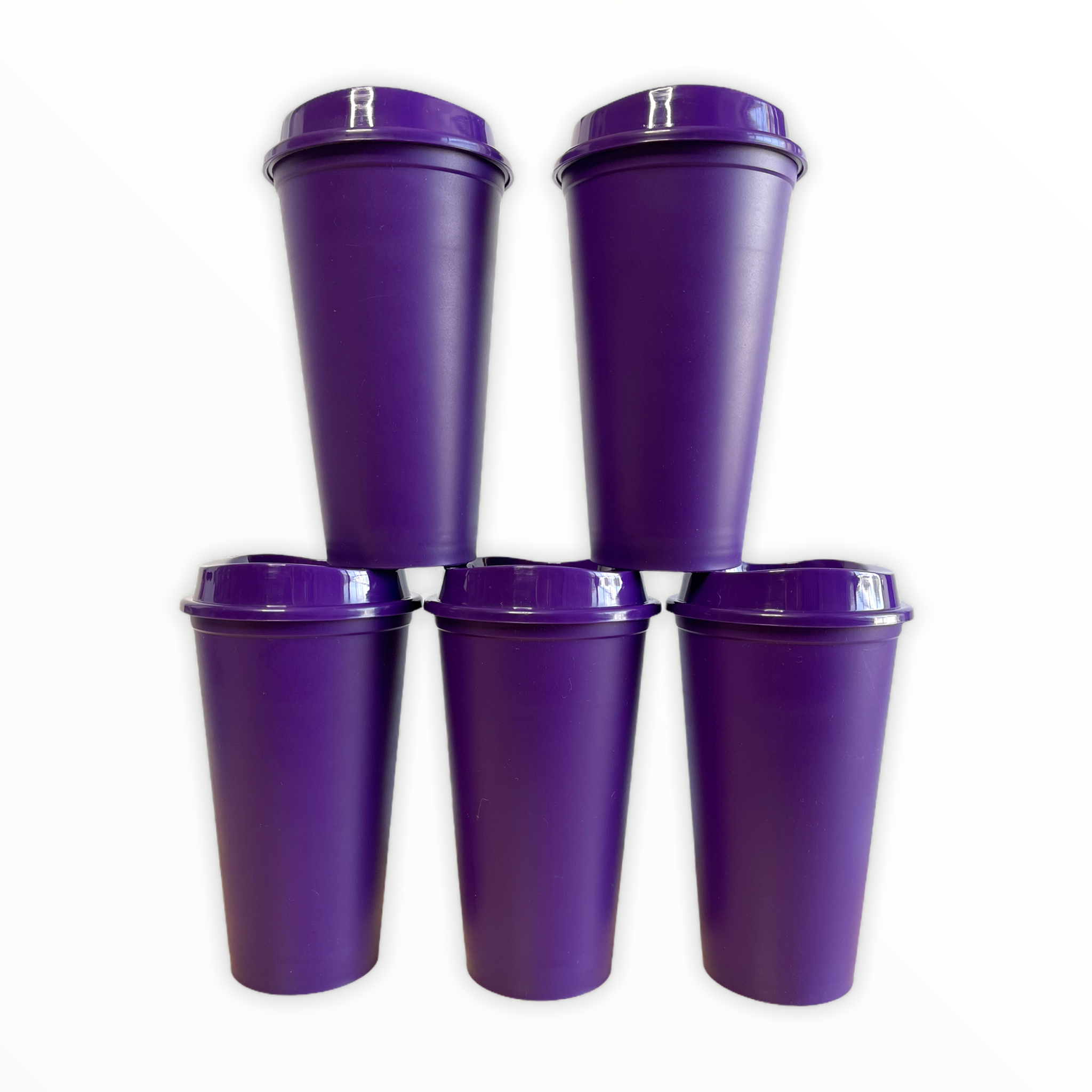 16oz Hot Cups, Purple 5 pack