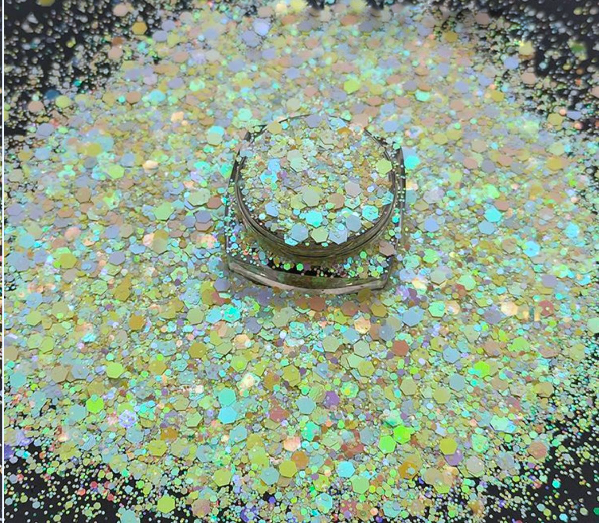 Chunky Mix Glitter, Limeade