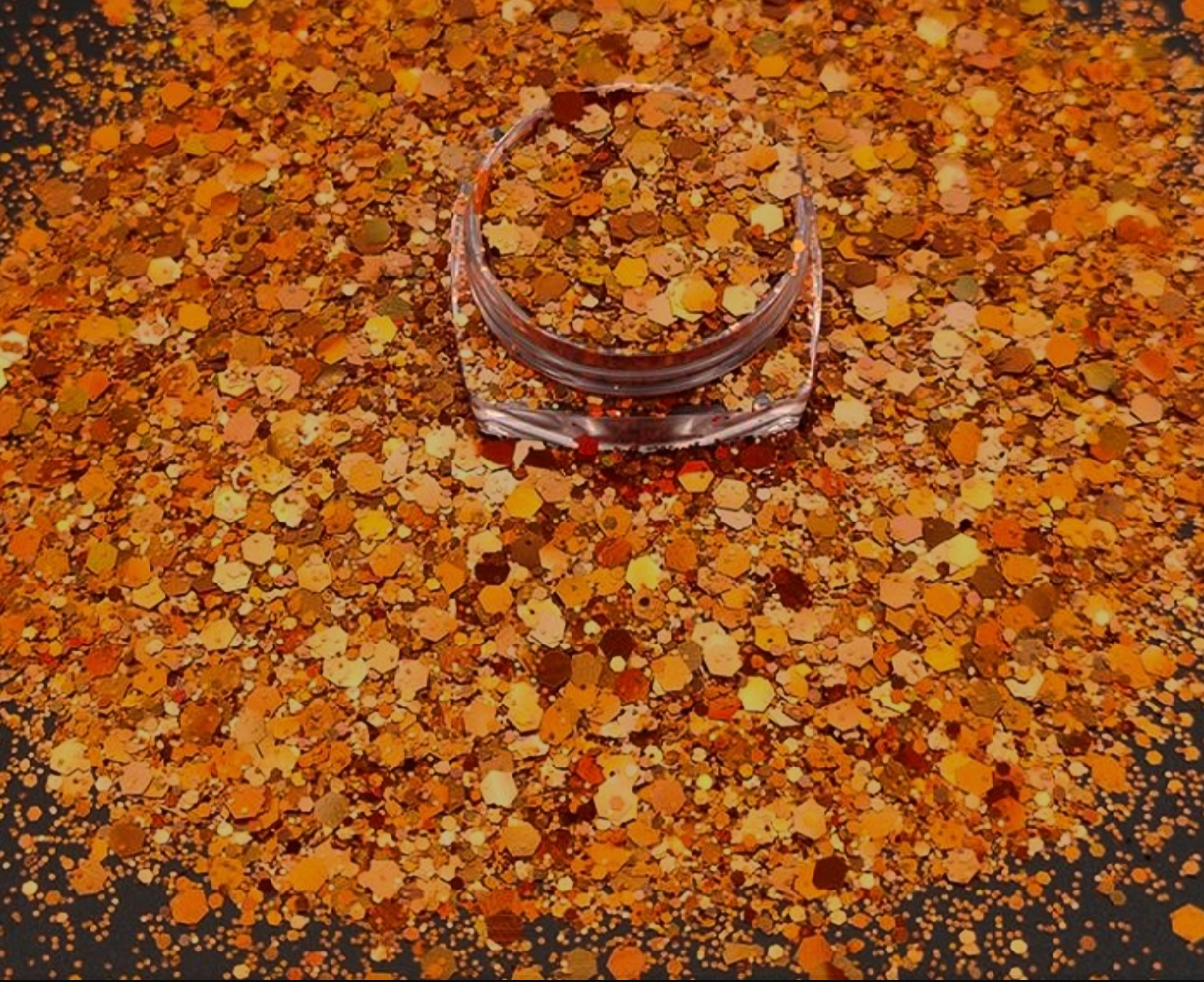 Chunky Mix Glitter, Pumpkin Spice