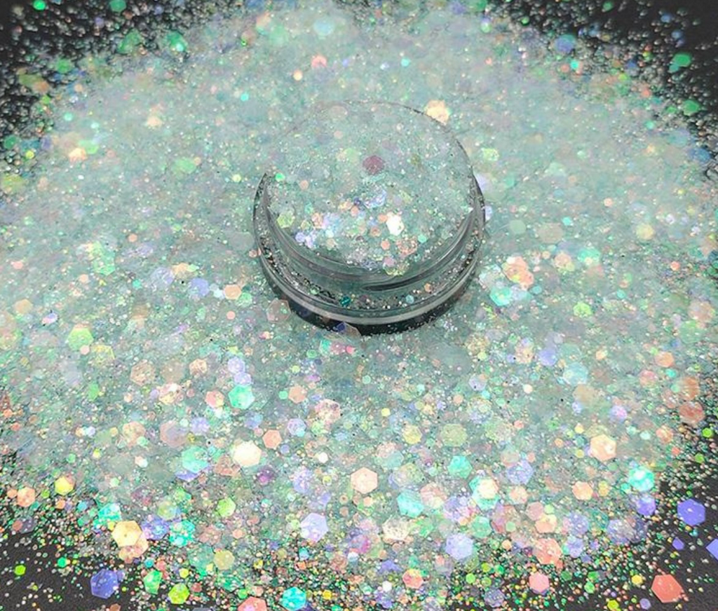 Chunky Mix Glitter, Sea Glass