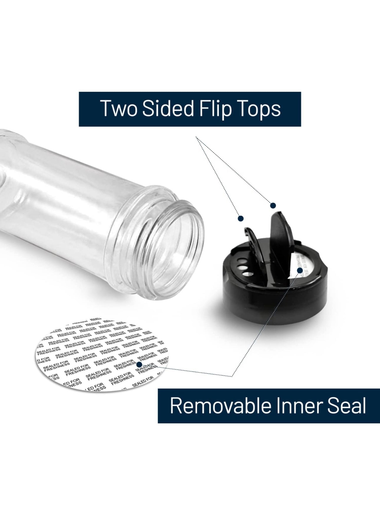 Empty Shaker Bottle, 2 oz