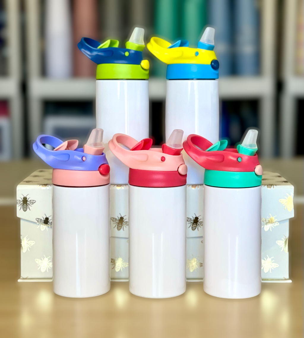 12 oz Straight Stainless Steel Sublimation Water Bottle