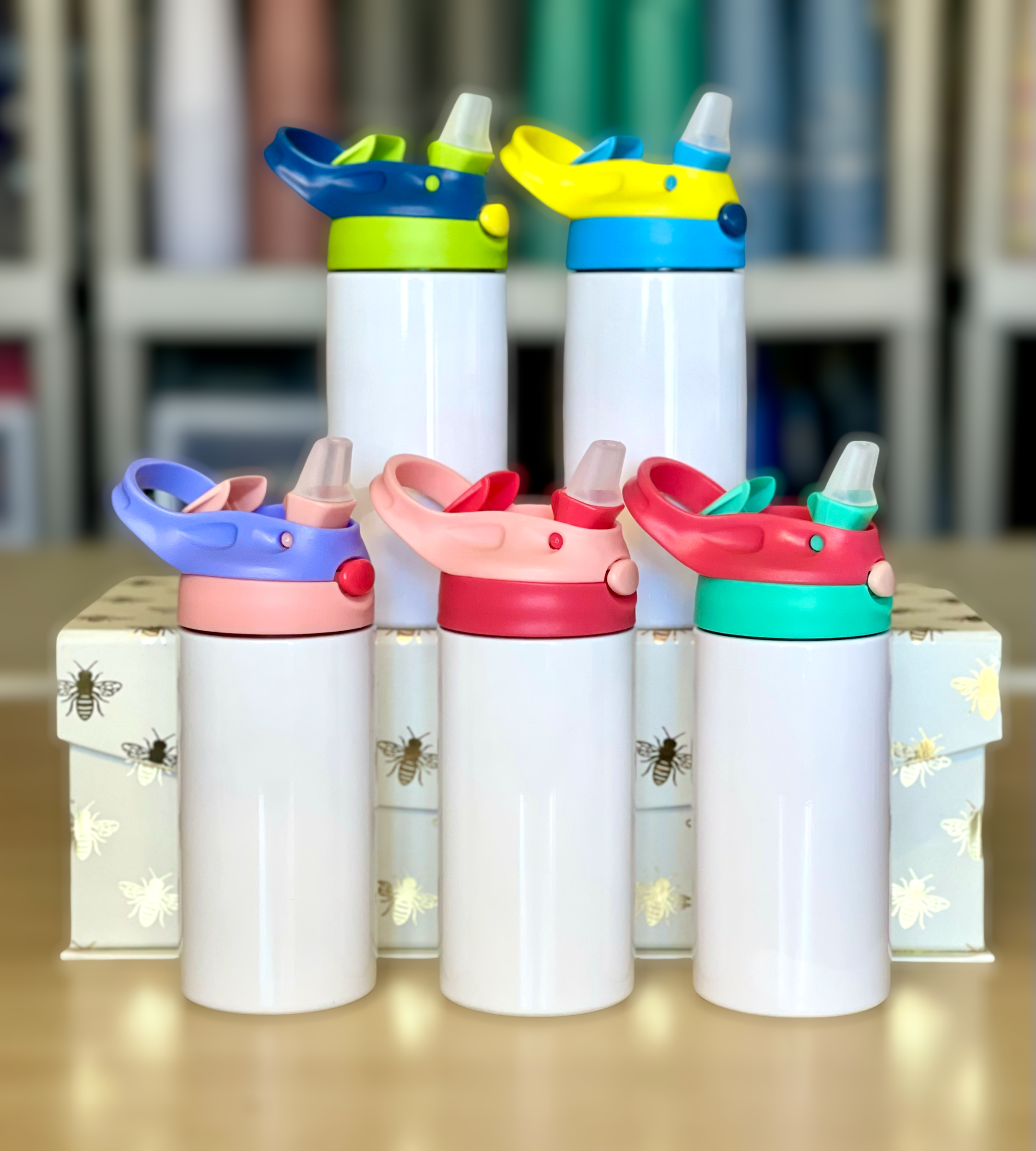 12 oz Straight Stainless Steel Sublimation Water Bottle