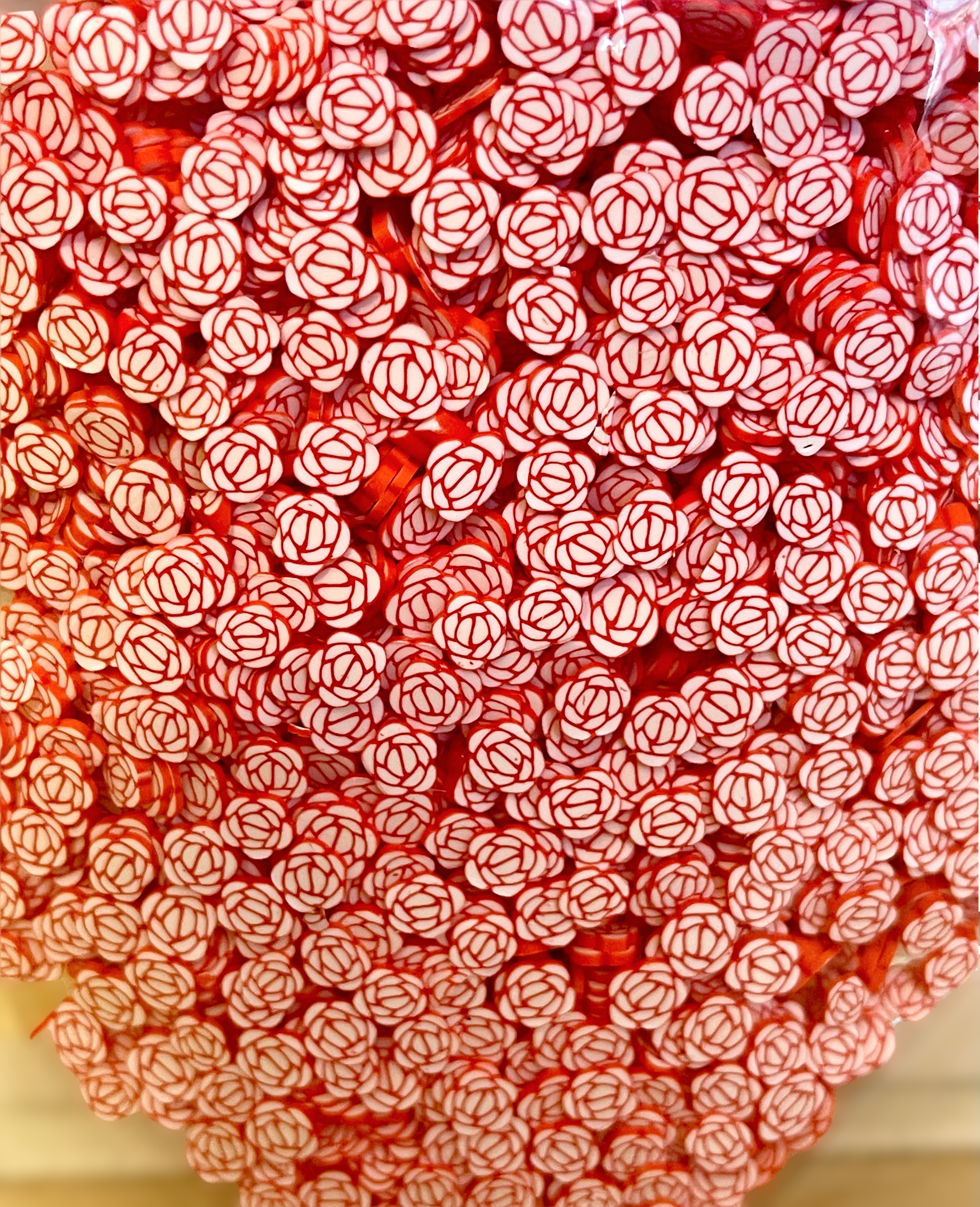 Polymer Clay, Red Roses