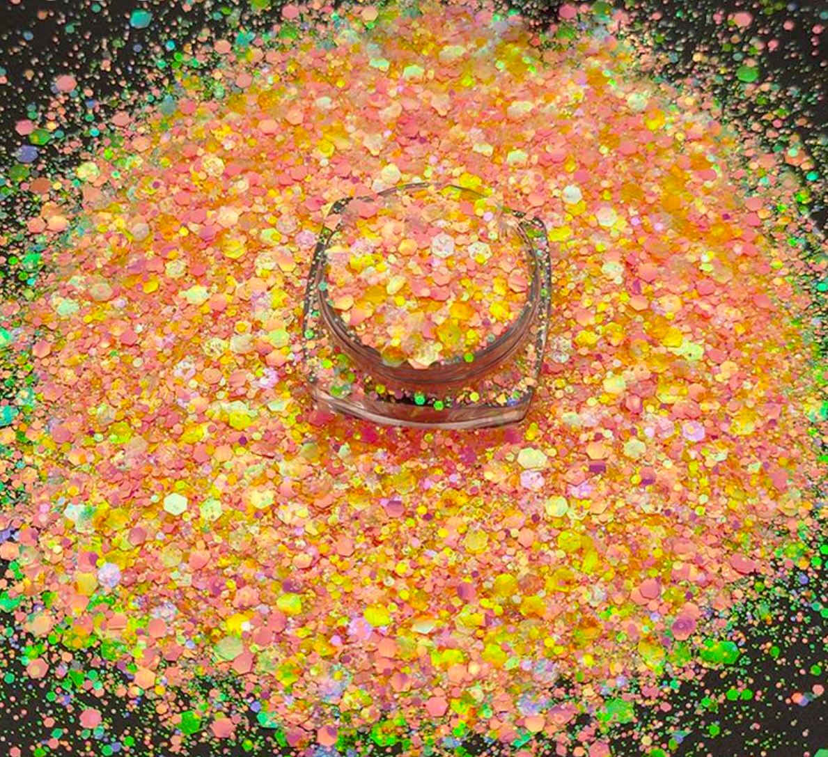 Chunky Mix Glitter, Tropical Mango Lemonade