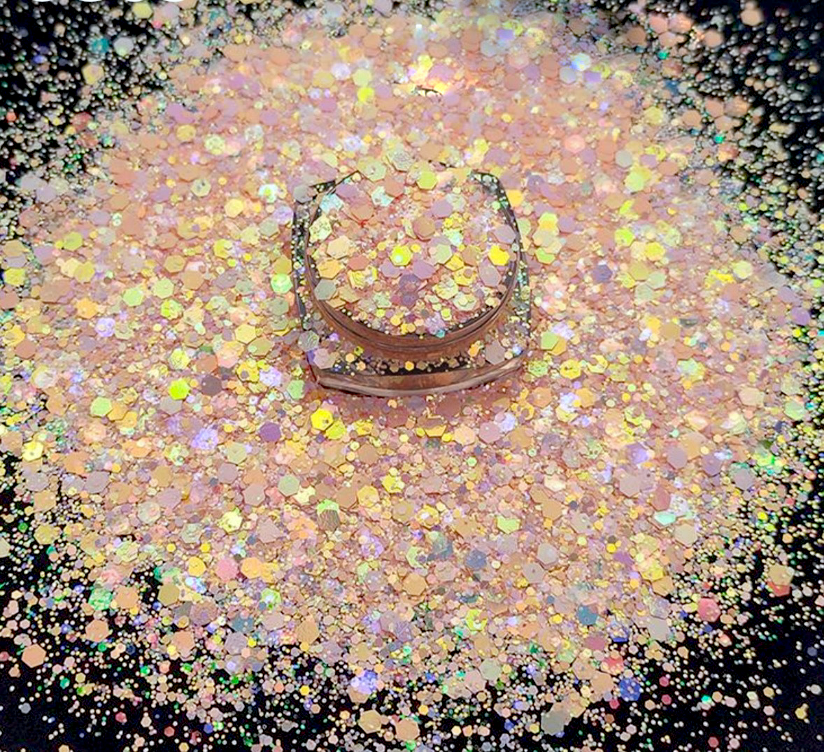 Chunky Mix Glitter, Southern Peach Lemonade