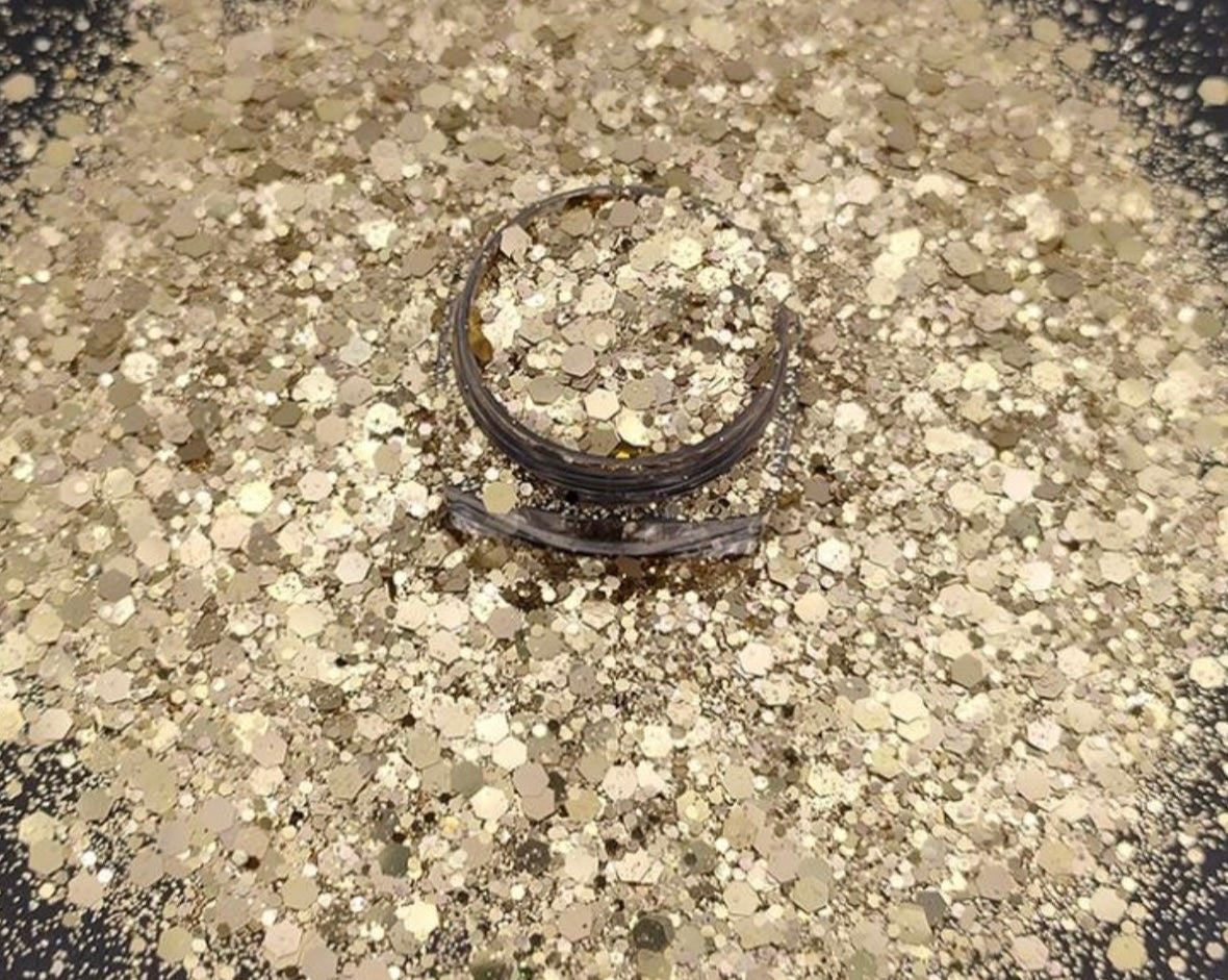 Chunky Mix Glitter, Champagne