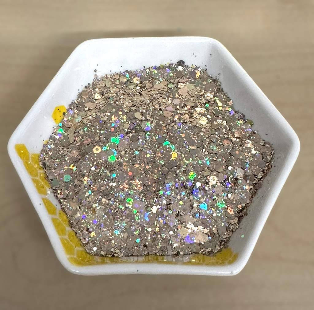 Chunky Mix Glitter, Champagne Toast