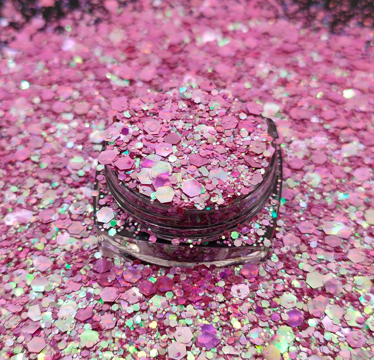 Chunky Mix Glitter, Oversized Hoodie