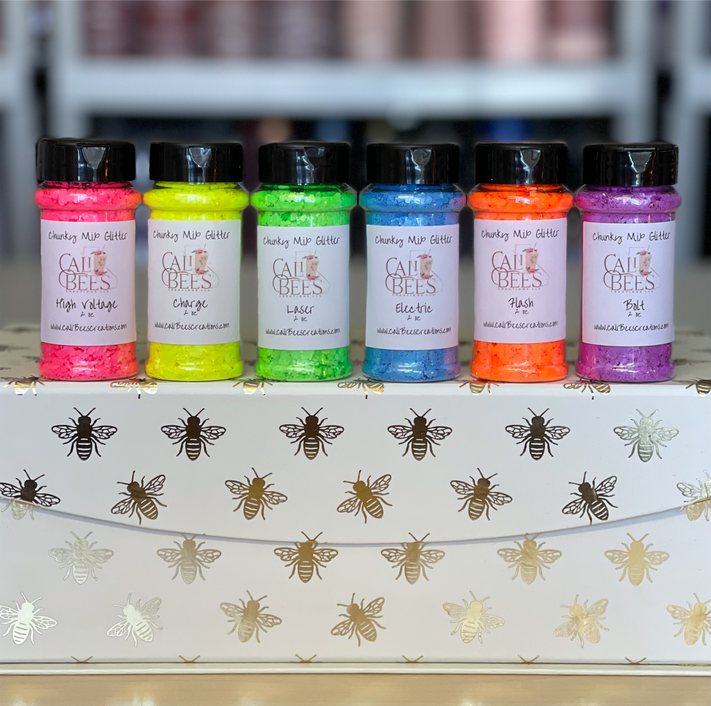 Chunky Mix Glitter, The Light Bright Collection, Set or Singles