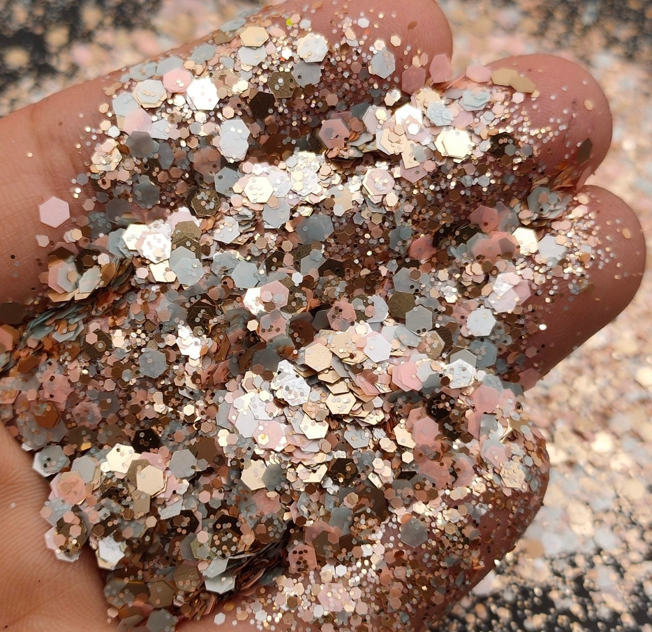Chunky Mix Glitter, Cali Bees