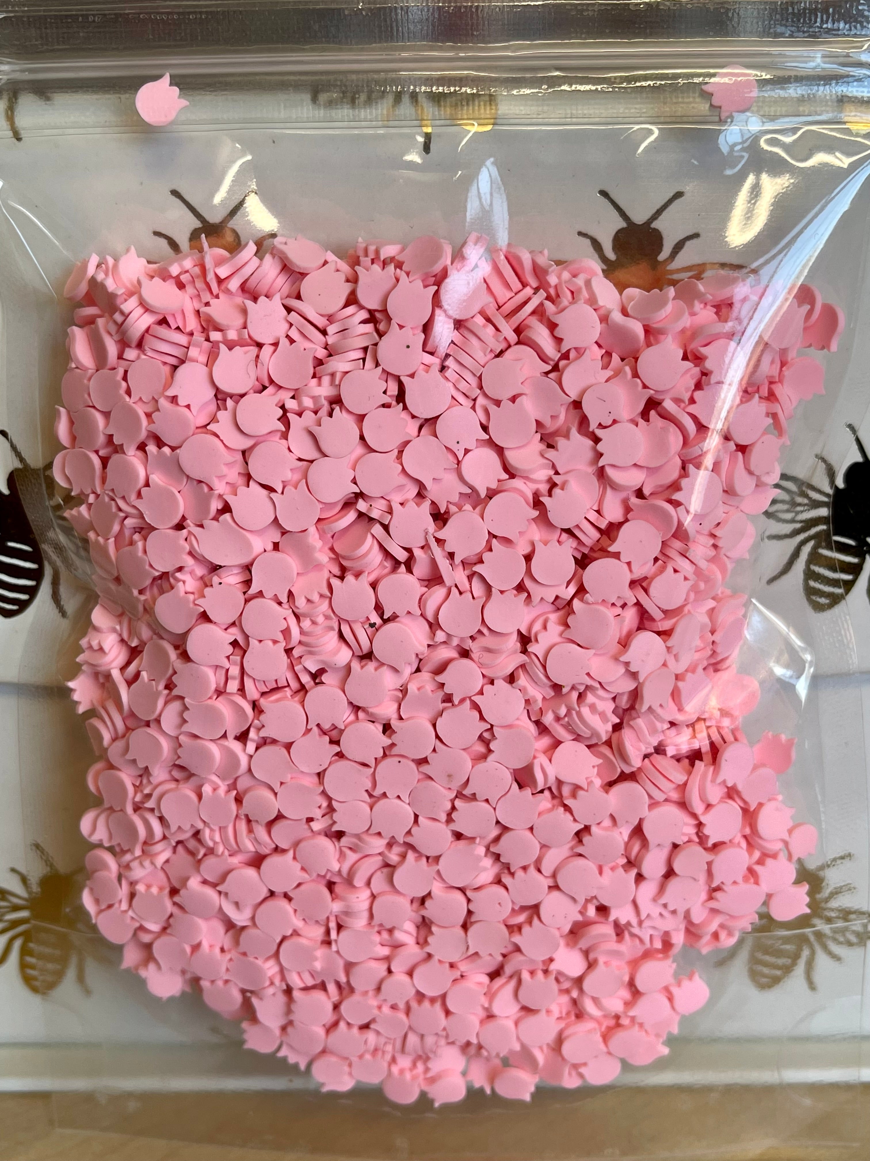 Polymer Clay, Pink Tulips