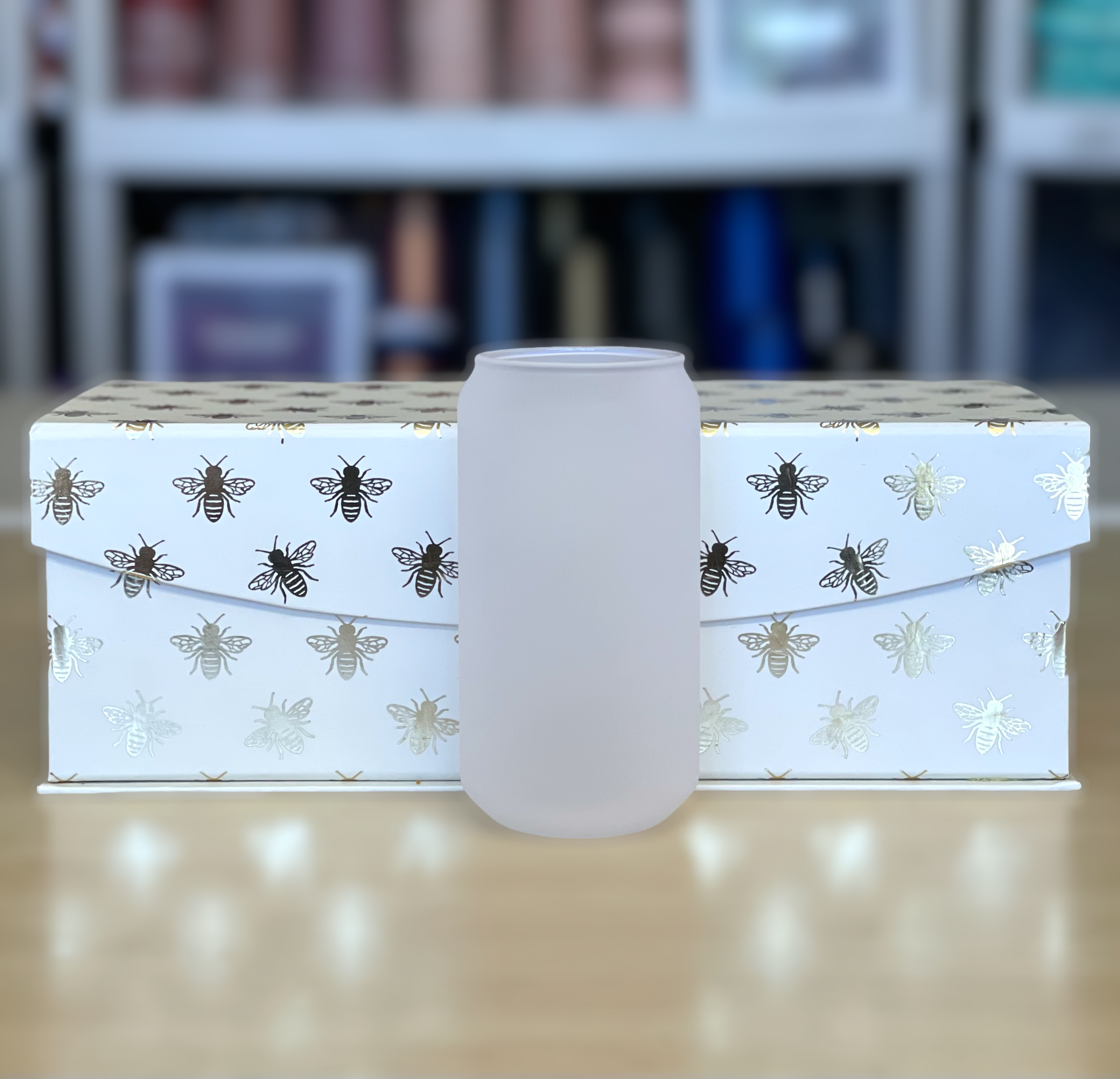 16oz Frosted Glass Sublimation Tumbler, Tumbler Only.